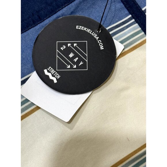 EZEKIEL USA Men's Swim Blue Trunks 38 - Picture 5 of 8